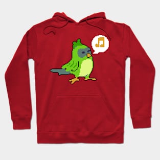 Fly High: Pixel Art Illustration for Whimsical Bird Tees Hoodie